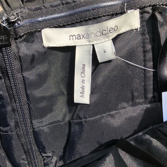 NWT Max & Cleo dress - Size 6 - Black Dress - Picture 3 of 4